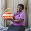 Material Futures - Small Pot Basket by Martha " Power Angel" Anafo