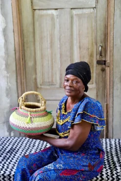 Material Futures - Small Pot Basket by Mary Ayamdor