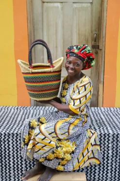 Nyariga Basket (Small) by Vida Akolgo
