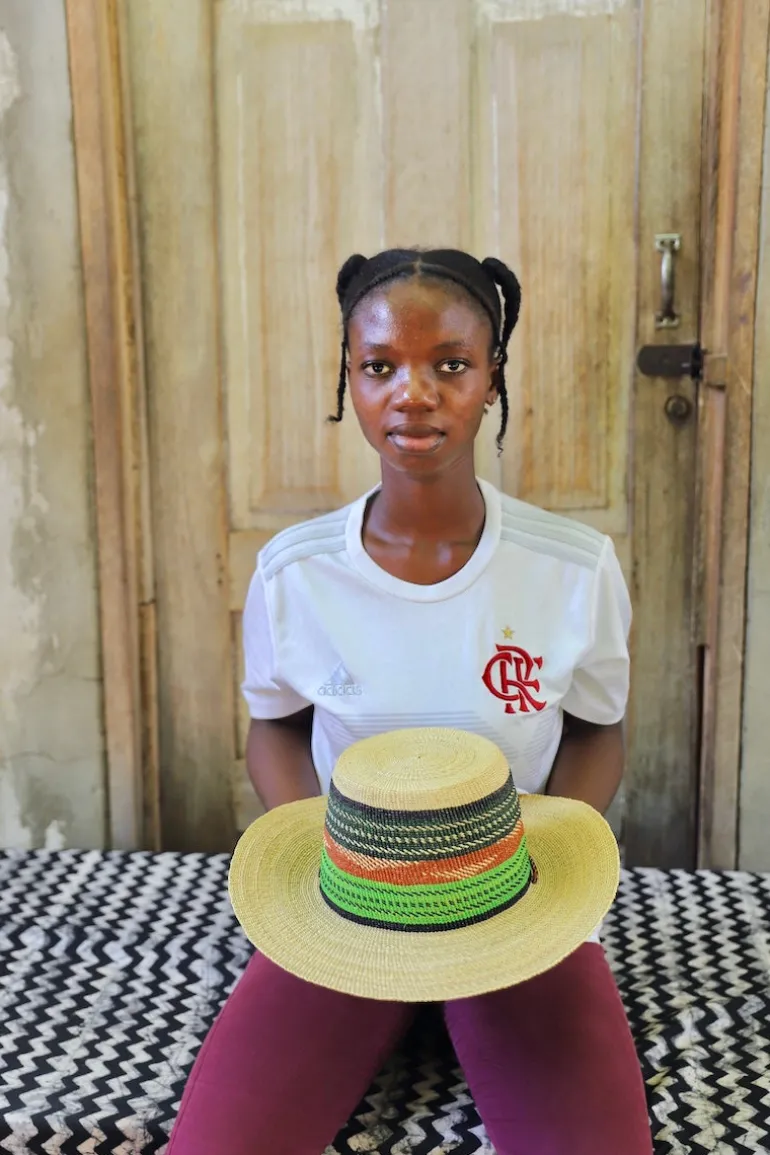 Original Handwoven Hat by Esther Atabongo