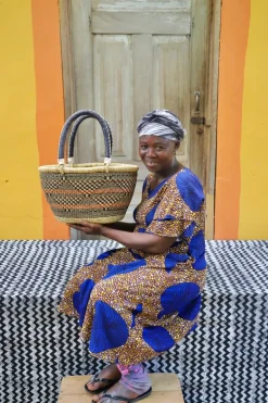 Oval Basket ( Very Small) by Akelba Nyaaba