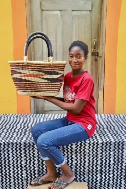 Oval Basket (Medium) by Paulina Apasinore