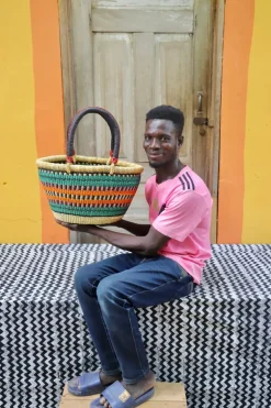 Oval Basket (Small) by Nsoh Abe-enge