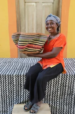 Pakurigo Wave Basket by Atugtarekeh Nyaaba