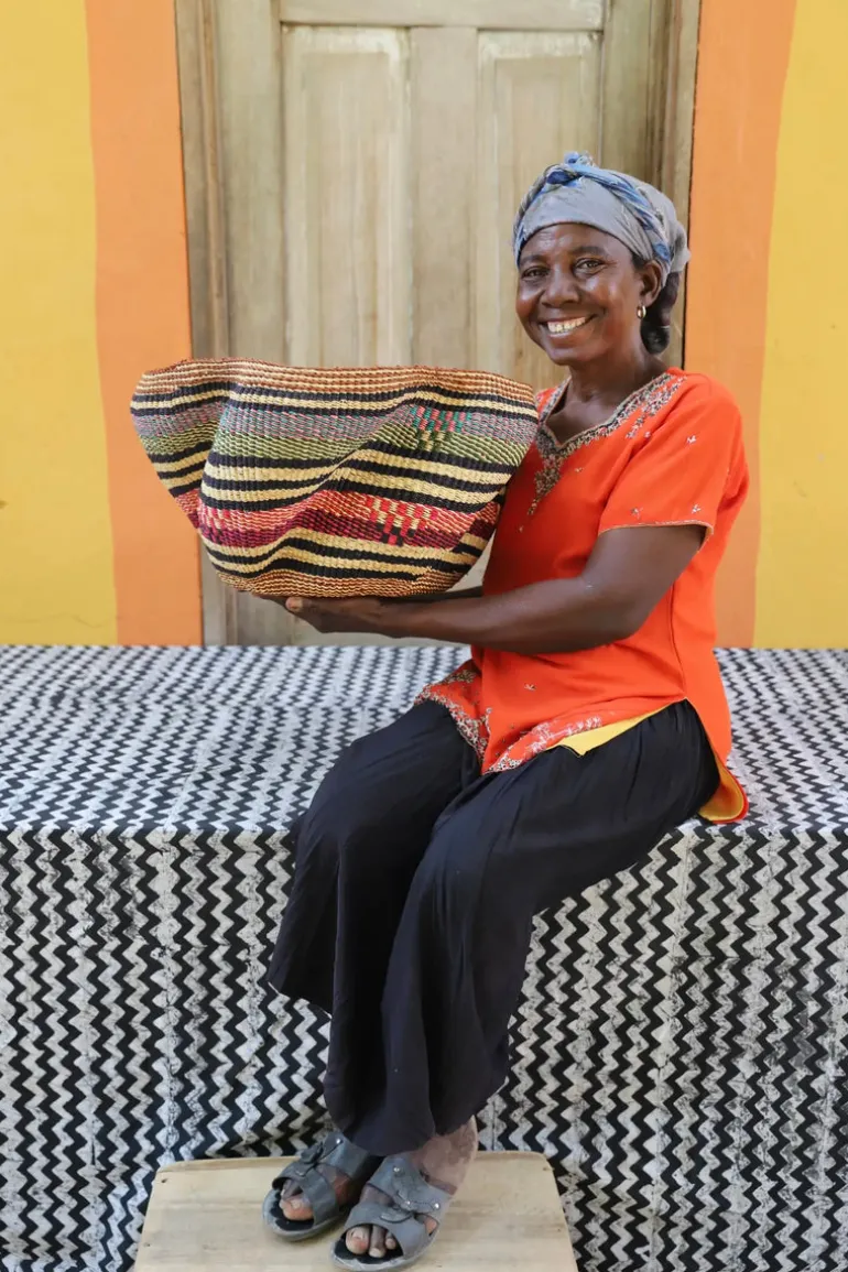 Pakurigo Wave Basket by Atugtarekeh Nyaaba