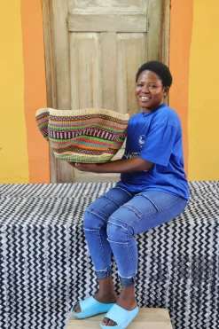 Pakurigo Wave Basket by Lawrencia Ayimbillah