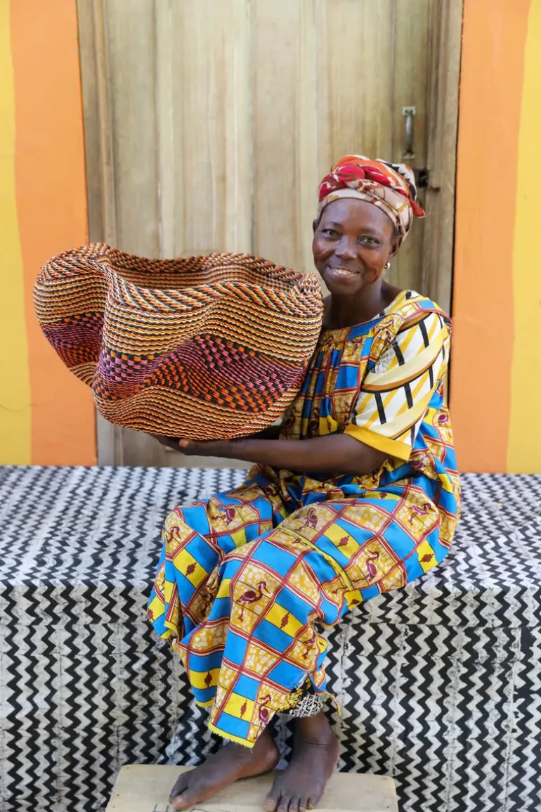 Pakurigo Wave Basket by Vida Akolgo