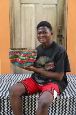 Pakurigo Wave Basket (Tiny) by James Ayingasum