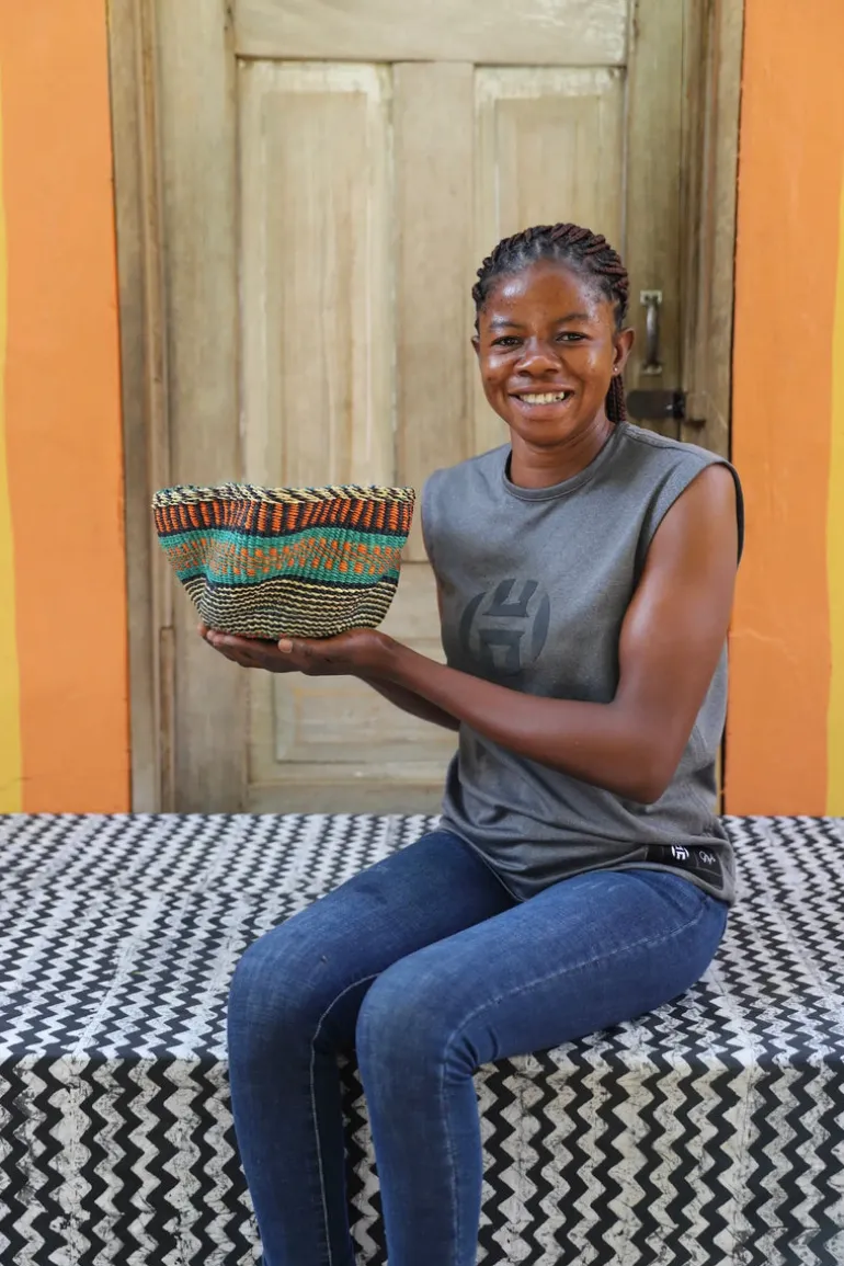 Pakurigo Wave Basket (Tiny) by Lizzy Afore