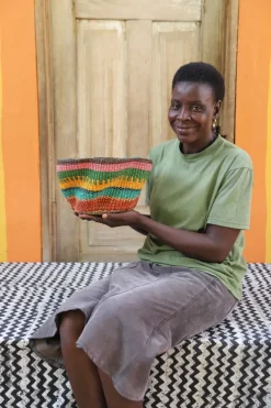 Pakurigo Wave Basket (Tiny) by Asokiyine Adongo