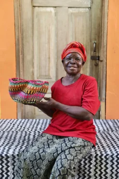 Pakurigo Wave Basket (Tiny) by Akolpoka Abisika