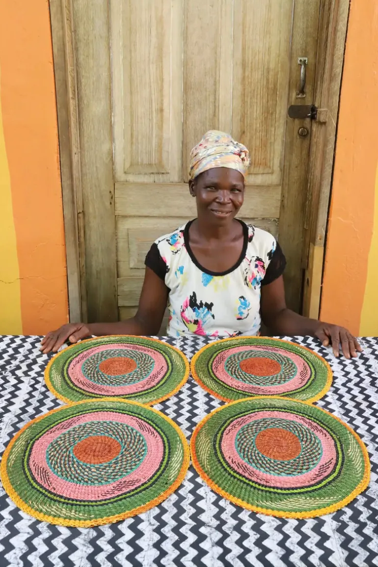 Placemats (large) by Azumah Nsohnam