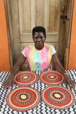 Placemats (small) by Latifa Fuseini