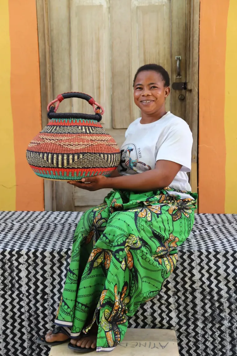 Pot Basket (Large) by Grace Abisika
