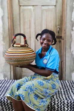 Pot Basket (Medium) by Adukumah Atingalekibya