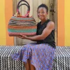Slim Line Shoulder Bag by Jennifer Akolgo