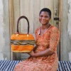 Stay Flow Deluxe Woven Handbag (Large) by Mary Ayinbora