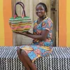 Stay Flow Woven Handbag (Small) by Ndita Agobka