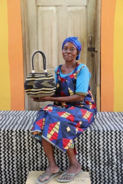 Stay Flow Woven Handbag (Small) by Azupoka Nyaaba