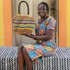 Stay Flow Woven Handbag (Small) by Ndita Agobka