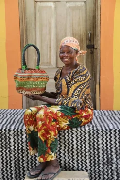 Stay Flow Woven Handbag (Small) by Anaamah Alagberigo