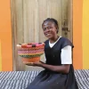 Tiny Drum Basket by Atipoka Akanobre