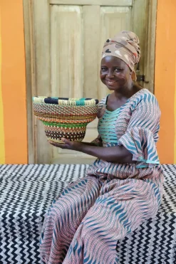 Tiny Drum Basket by Atule Abunga