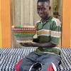 Tiny Drum Basket by Harrison Akubire