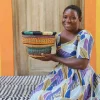 Tiny Drum Basket by Ruth Abagna
