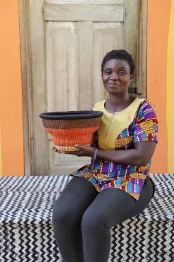 Tiny Drum Basket by Apogbire Asigbire