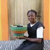 Tiny Drum Basket by Atipoka Akanobre