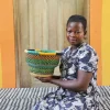 Tiny Drum Basket by Dorcas Anabillah