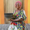Tiny Drum Basket by Mary Ayinbora