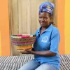 Tiny Drum Basket by Regina Akolgo