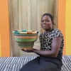 Tiny Drum Basket by Talata Apoore