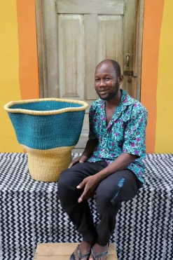 Wave Planter (Art Basket) by Atanga Adongo