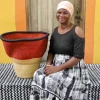 Wave Planter (Art Basket) by Mary Ayinbora
