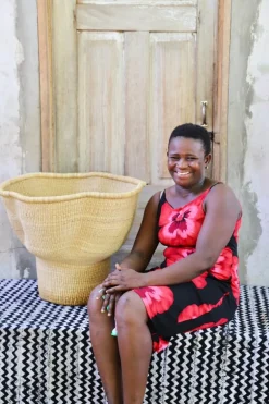 Wave Planter (Art Basket) by Ida Adigvom