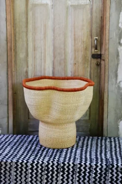 Wave Planter (Art Basket) by Akelba Nyaaba