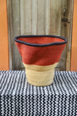 Wave Planter (Art Basket) by Mary Ayinbora