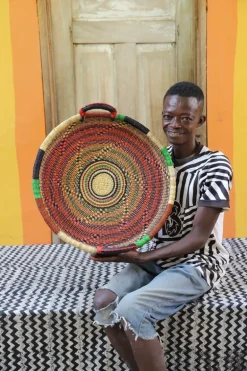 Woven Tray - Double Weave (Small) by Baba Anafo