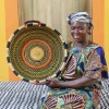 Woven Tray - Double Weave (Small) by Akelba Nyaaba