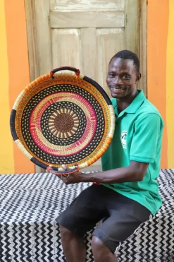 Woven Tray - Double Weave (Small) by Clement Ako