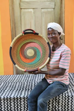 Woven Tray - Double Weave (Small) by Baba Faustina