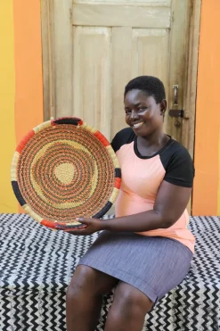 Woven Tray - Double Weave (Very Small) by Cynthia Apasinore