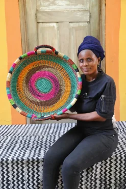 Woven Tray - Double Weave (Small) by Lariba Akumasi