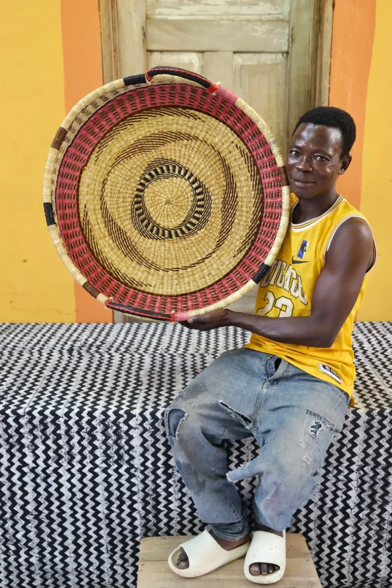 Woven Tray - Single Weave (Large) by Bright Amoore