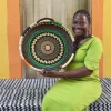 Woven Tray - Single Weave (small) by Zenatu Akelsiyine