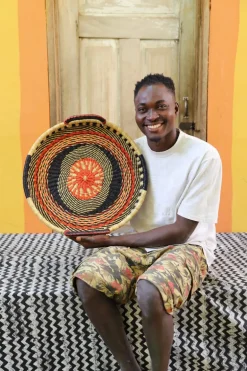 Woven Tray - Single Weave (small) by Simon Abingya