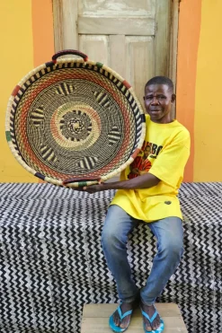 Woven Tray - Single Weave (Large) by Raymond Atindamoligo